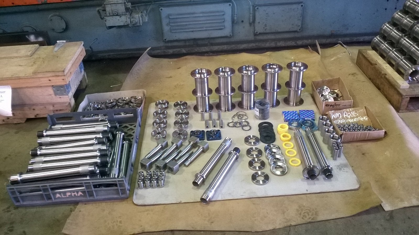 Ross Engineering workshop machinery